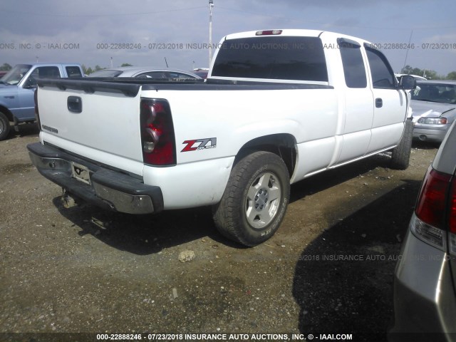 1GCEK19BX7Z165098 - 2007 CHEVROLET SILVERADO K1500 CLASSIC WHITE photo 4