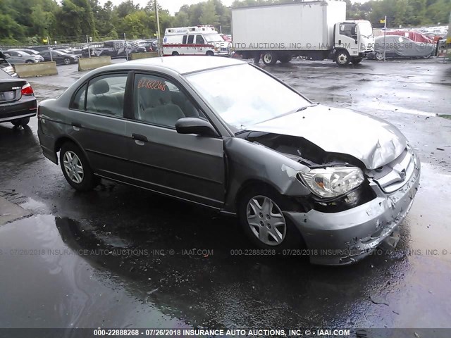 2HGES16345H631345 - 2005 HONDA CIVIC DX VP SILVER photo 1