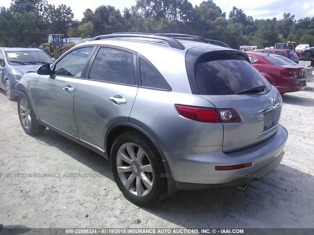 JNRBS08W13X400012 - 2003 INFINITI FX45 GRAY photo 3