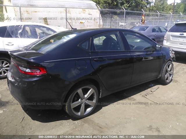 1C3CDFCB3DD327917 - 2013 DODGE DART LIMITED/R/T BLACK photo 4