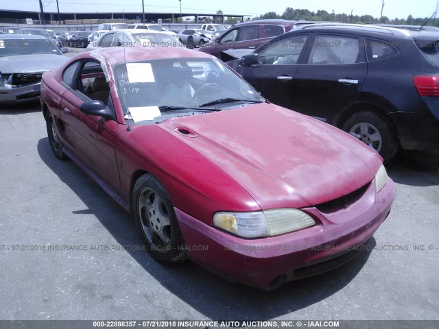 1FALP42D2SF209214 - 1995 FORD MUSTANG COBRA SVT RED photo 1