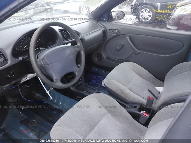 2S2AB21H816603954 - 2001 SUZUKI SWIFT GA/GL BLUE photo 5