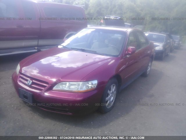 JHMCG66812C026518 - 2002 HONDA ACCORD EX/SE RED photo 2