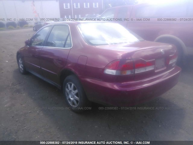 JHMCG66812C026518 - 2002 HONDA ACCORD EX/SE RED photo 3