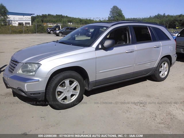 2A8GF68496R830295 - 2006 CHRYSLER PACIFICA TOURING SILVER photo 2