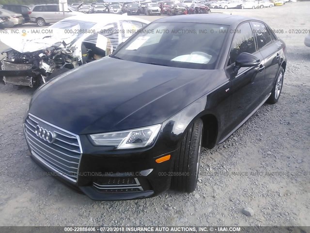 WAUKMAF41JA113350 - 2018 AUDI A4 ULTRA PREMIUM BLACK photo 2