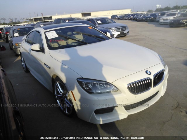 WBA6A0C54DDZ04380 - 2013 BMW 640 I WHITE photo 1