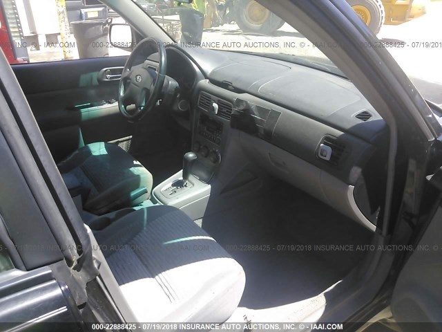 JF1SG65623H760267 - 2003 SUBARU FORESTER 2.5XS შავი ფოტო 5