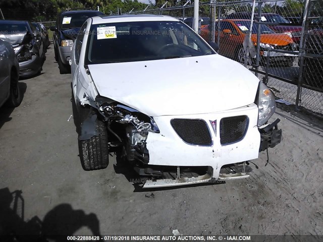 1G2ZH58N774242580 - 2007 PONTIAC G6 GT WHITE photo 6