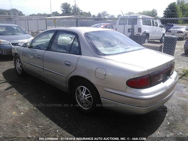 2G4WB55K621108833 - 2002 BUICK REGAL LS GOLD photo 3