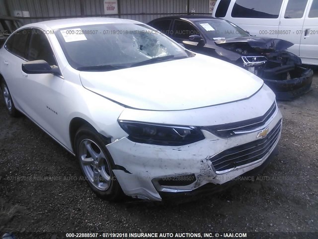 1G1ZB5ST5HF274687 - 2017 CHEVROLET MALIBU LS WHITE photo 6