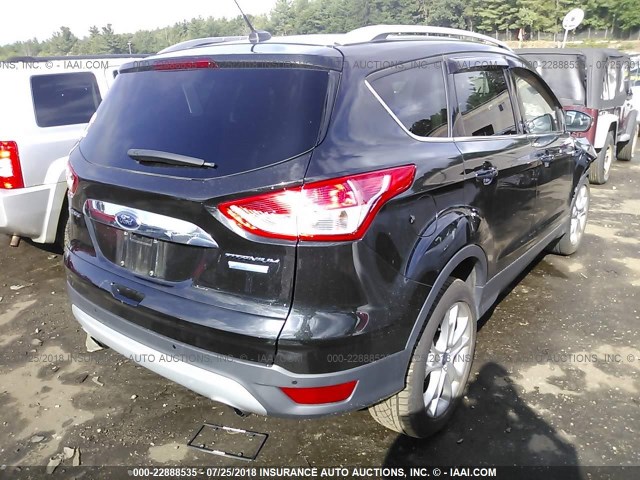 1FMCU0J93EUB93674 - 2014 FORD ESCAPE TITANIUM BLACK photo 4