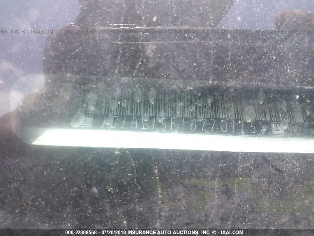 1G1AL15F167701153 - 2006 CHEVROLET COBALT LT ვერცხლისფერი ფოტო 9