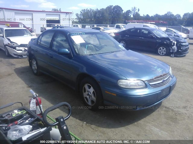 1G1NE52J12M590661 - 2002 CHEVROLET MALIBU LS GREEN photo 1