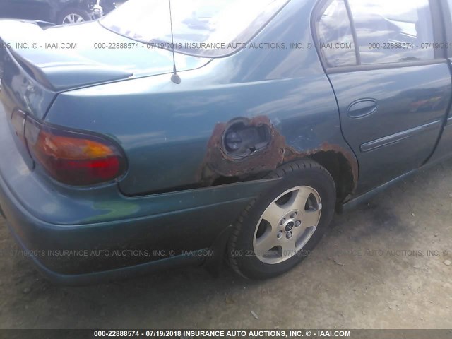 1G1NE52J12M590661 - 2002 CHEVROLET MALIBU LS GREEN photo 6