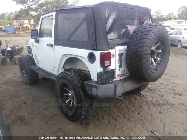 1J4AA2D12BL556158 - 2011 JEEP WRANGLER SPORT Ağ foto 3