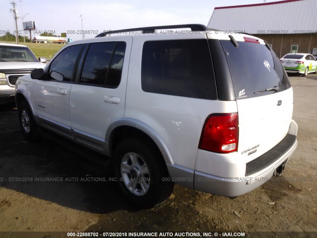 1FMDU65W72ZB20099 - 2002 FORD EXPLORER LIMITED 白色 照片 3
