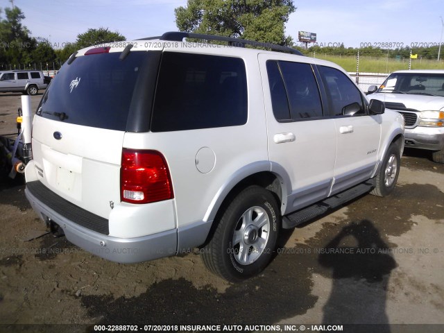 1FMDU65W72ZB20099 - 2002 FORD EXPLORER LIMITED WHITE photo 4