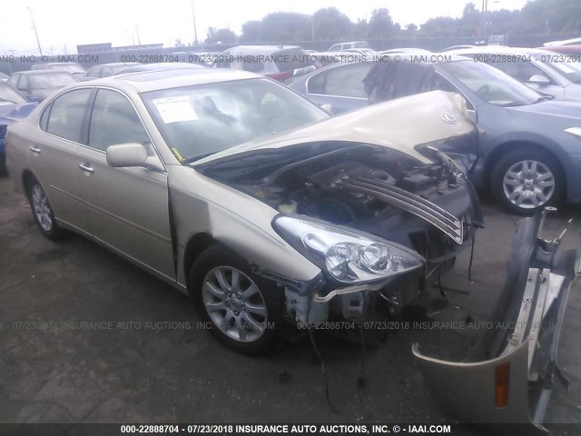 JTHBF30G730140507 - 2003 LEXUS ES 300 GOLD photo 1