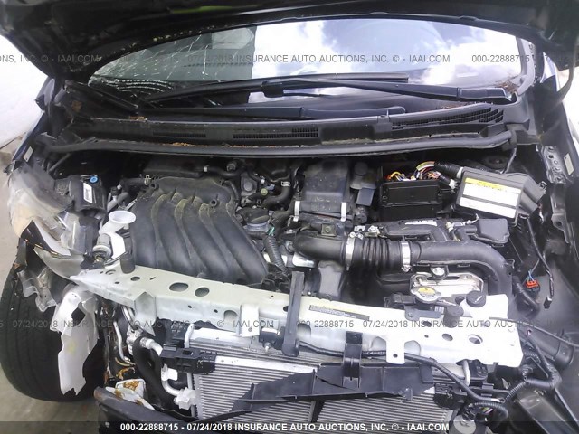 3N1CE2CP7GL405212 - 2016 NISSAN VERSA NOTE S/S PLUS/SV/SL/SR BLACK photo 10