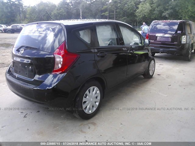 3N1CE2CP7GL405212 - 2016 NISSAN VERSA NOTE S/S PLUS/SV/SL/SR BLACK photo 4