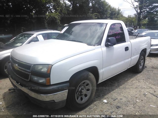 1GCEC14X97Z157560 - 2007 CHEVROLET SILVERADO C1500 CLASSIC WHITE photo 2