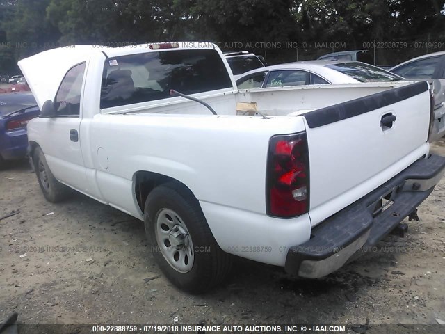 1GCEC14X97Z157560 - 2007 CHEVROLET SILVERADO C1500 CLASSIC WHITE photo 3