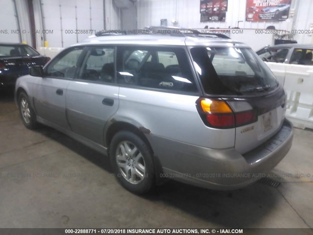 4S3BH675037655745 - 2003 SUBARU LEGACY OUTBACK AWP 银色 照片 3
