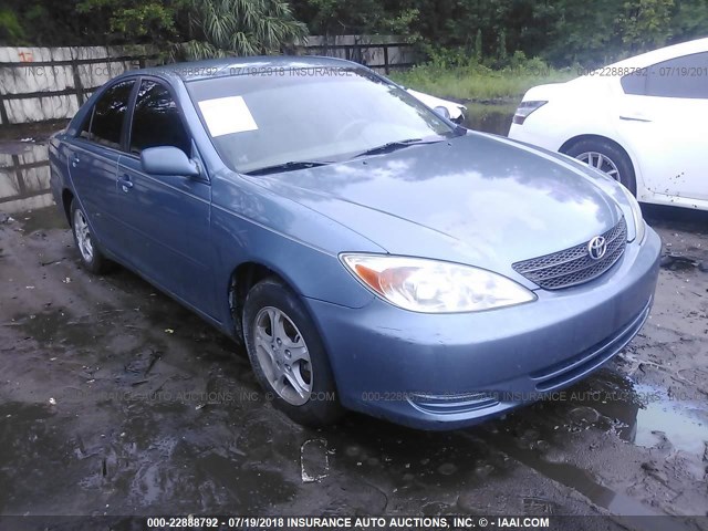 4T1BE32K42U524379 - 2002 TOYOTA CAMRY LE/XLE/SE Mavi foto 1