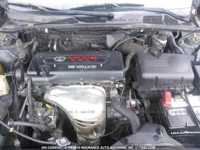 4T1BE32K42U524379 - 2002 TOYOTA CAMRY LE/XLE/SE Mavi foto 10