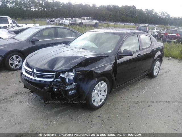 1B3BD4FBXBN622965 - 2011 DODGE AVENGER EXPRESS 黑色 照片 2