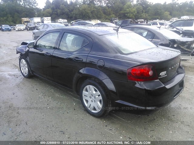 1B3BD4FBXBN622965 - 2011 DODGE AVENGER EXPRESS 黑色 照片 3