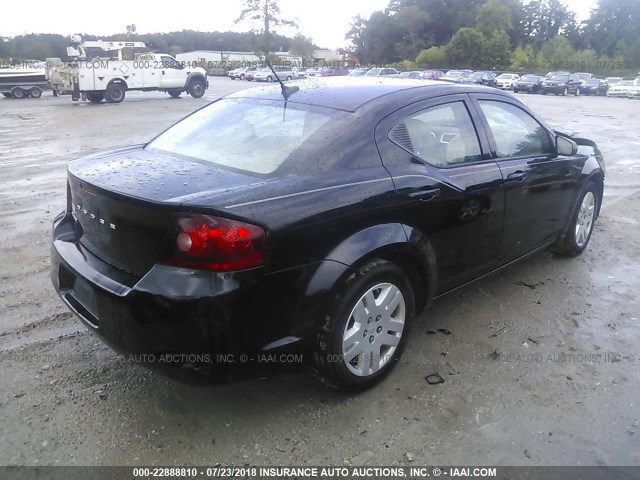1B3BD4FBXBN622965 - 2011 DODGE AVENGER EXPRESS 黑色 照片 4