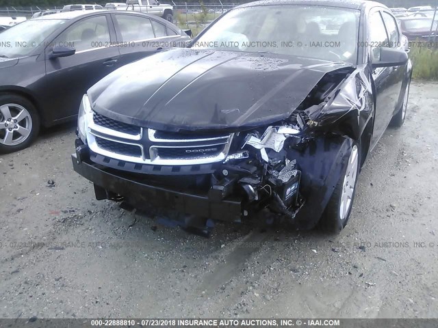 1B3BD4FBXBN622965 - 2011 DODGE AVENGER EXPRESS BLACK photo 6