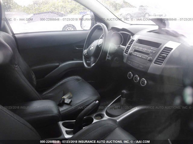 JA4MS41X67U009880 - 2007 MITSUBISHI OUTLANDER XLS GRAY photo 5