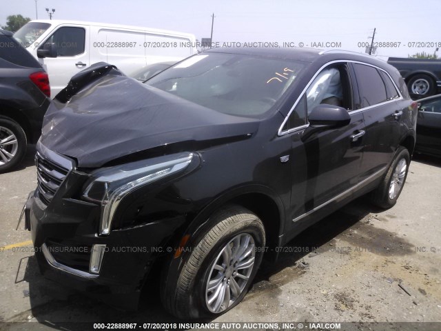 1GYKNARS3JZ147327 - 2018 CADILLAC XT5 BLACK photo 2