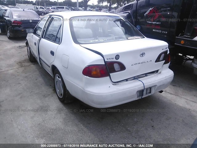 2T1BR12E0YC263412 - 2000 TOYOTA COROLLA VE/CE/LE 白色 照片 3