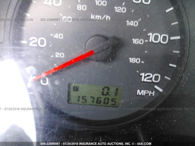 JF1SF655X1H764705 - 2001 SUBARU FORESTER S RED photo 7