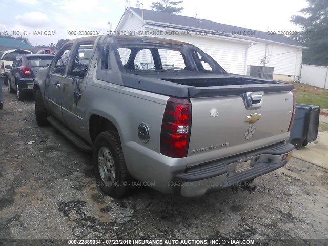 3GNEC12017G182580 - 2007 CHEVROLET AVALANCHE C1500 GOLD photo 3