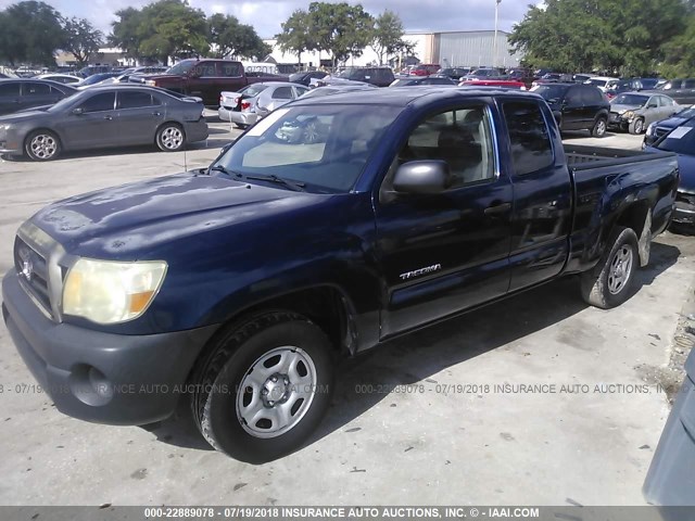 5TETX22NX6Z285747 - 2006 TOYOTA TACOMA ACCESS CAB Blau Foto 2