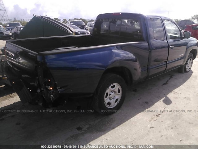 5TETX22NX6Z285747 - 2006 TOYOTA TACOMA ACCESS CAB Blau Foto 4