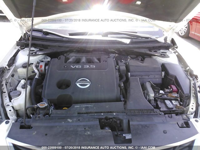 1N4BL2EP7AC138464 - 2010 NISSAN ALTIMA SR WHITE photo 10