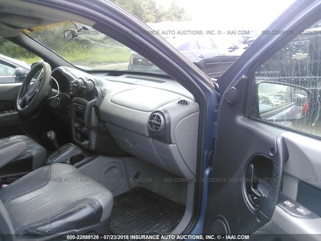 3G7DA03E31S540151 - 2001 PONTIAC AZTEK BLUE photo 5