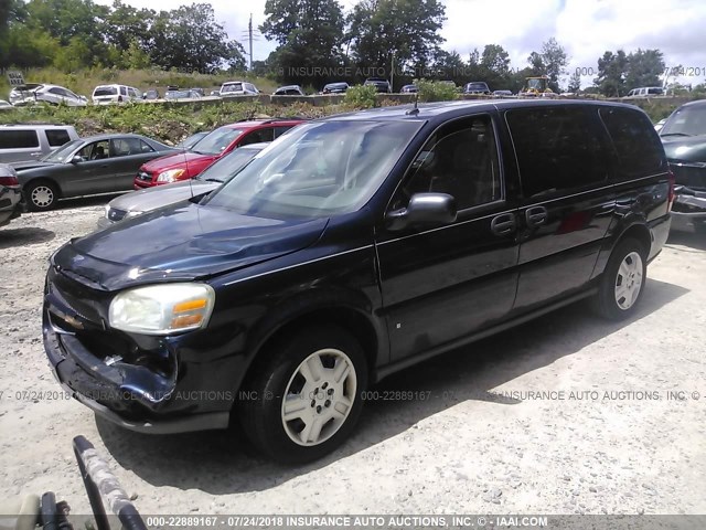 1GNDV23L86D171155 - 2006 CHEVROLET UPLANDER LS BLUE photo 2