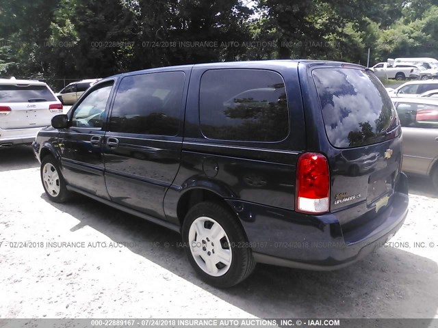1GNDV23L86D171155 - 2006 CHEVROLET UPLANDER LS BLUE photo 3