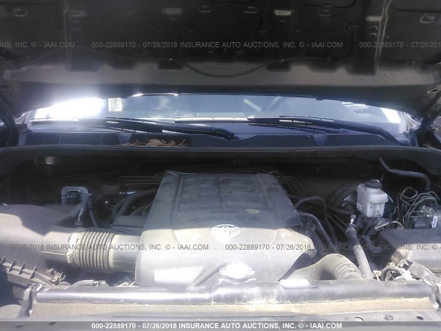 5TFRM5F12FX094987 - 2015 TOYOTA TUNDRA DOUBLE CAB SR/SR5 GRAY photo 10