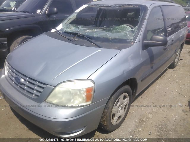 2FMZA51627BA04219 - 2007 FORD FREESTAR SE Light Blue photo 2