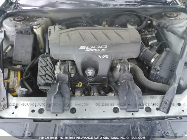 2G2WS522441275689 - 2004 PONTIAC GRAND PRIX GT2 GRAY photo 10