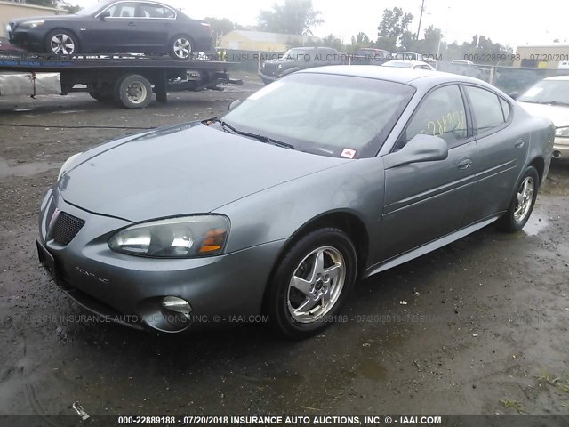 2G2WS522441275689 - 2004 PONTIAC GRAND PRIX GT2 GRAY photo 2