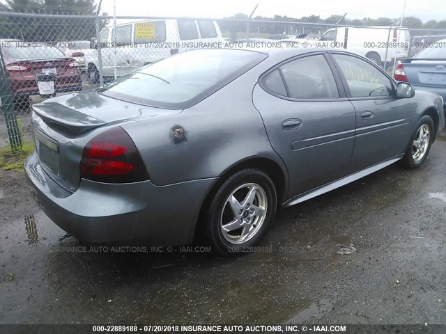 2G2WS522441275689 - 2004 PONTIAC GRAND PRIX GT2 GRAY photo 4